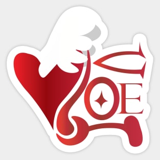 love Valentine's Day Sticker